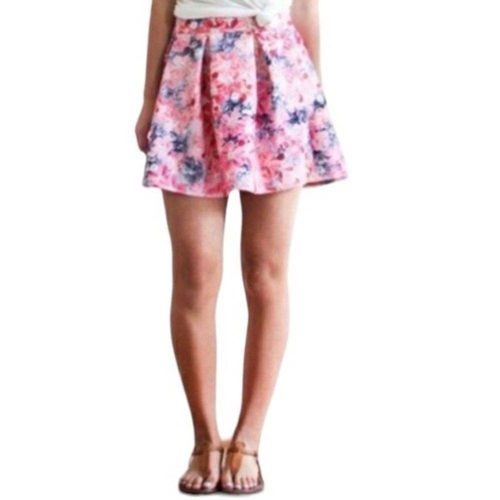 AEROPOSTALE Bethany Mota Floral Mini Skirt